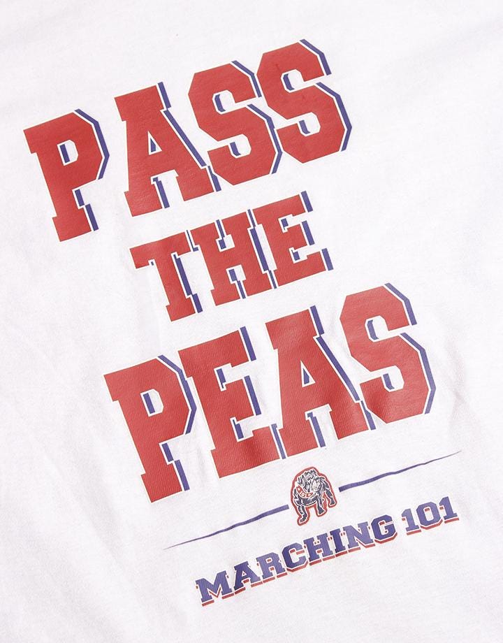 Pass The Peas Marching 101 Tee